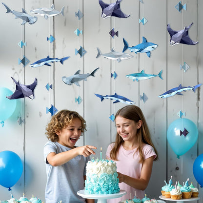 Shark Garland Under-the-Sea Party Decoration